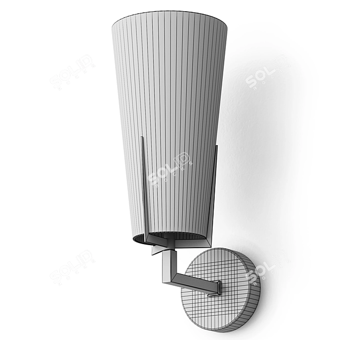 Modern Subra Wall Sconce 3D model image 4