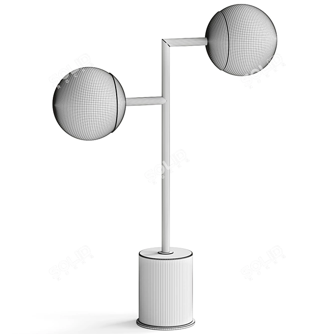  Modern Zanotta Table Lamp 3D model image 2