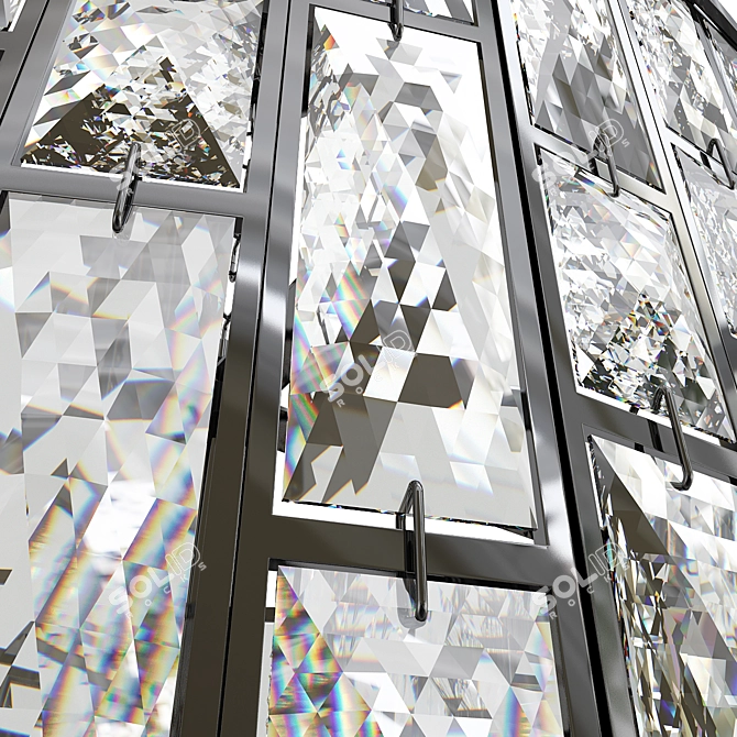 Elegant Bella Pendant Light 3D model image 2