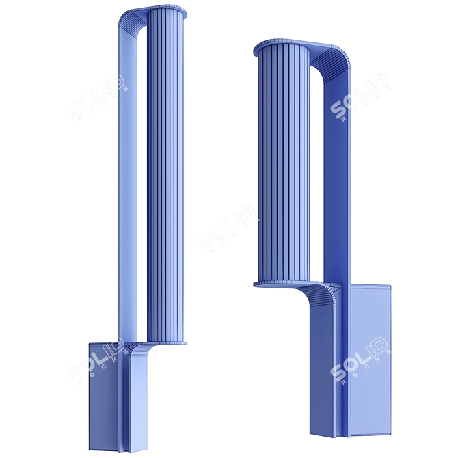 Vibia Class LED Outdoor Wall Lamp 3D model image 4