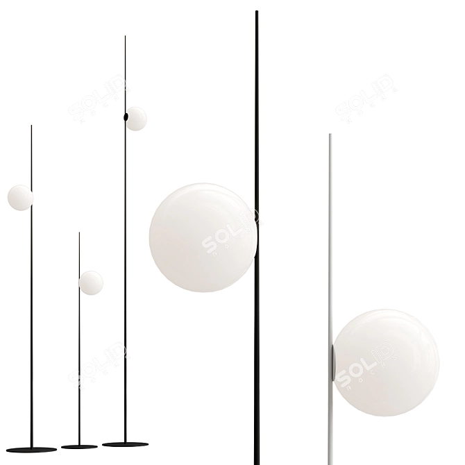 Karman LED Atmosphere Floor Lamp 3D model image 1