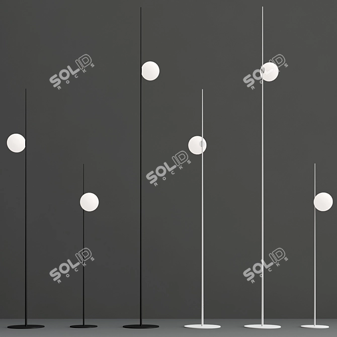 Karman LED Atmosphere Floor Lamp 3D model image 2