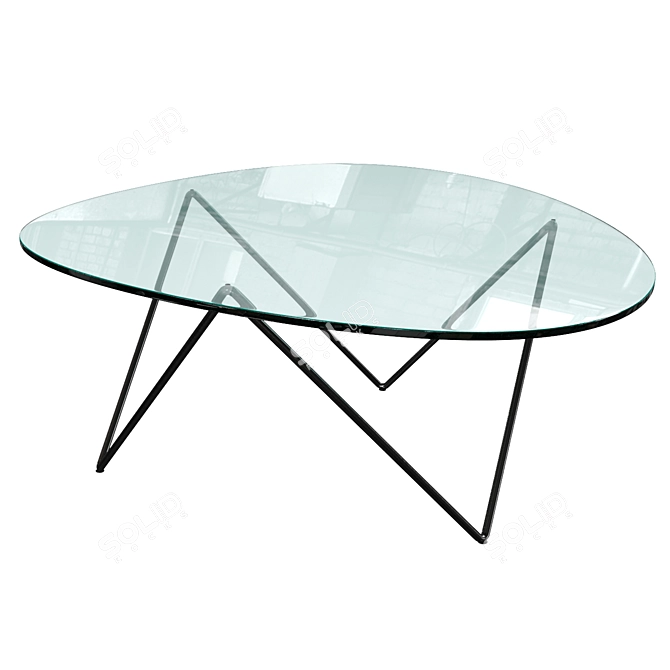 Elegant Pedrera Coffee Table Design 3D model image 3