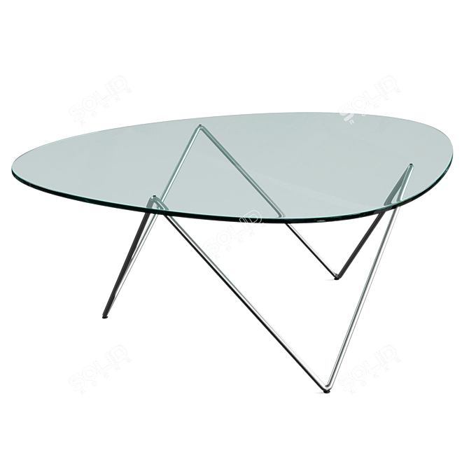 Elegant Pedrera Coffee Table Design 3D model image 4