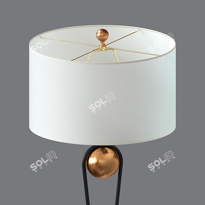 Luxury Ritz Floor Lamp 3D model image 2