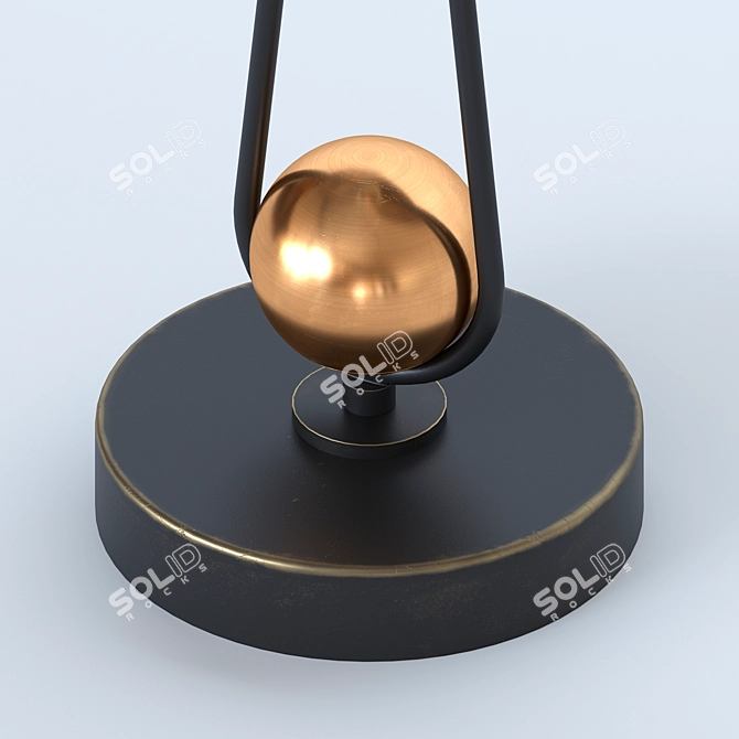 Luxury Ritz Floor Lamp 3D model image 3