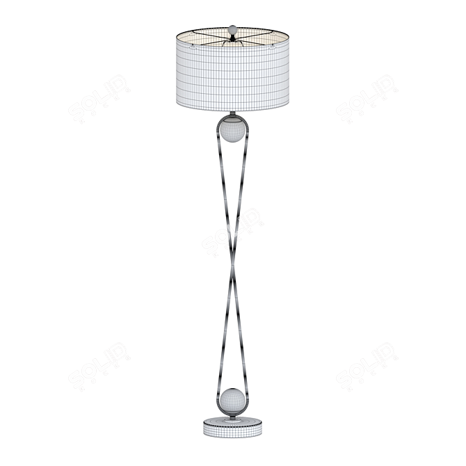 Luxury Ritz Floor Lamp 3D model image 5