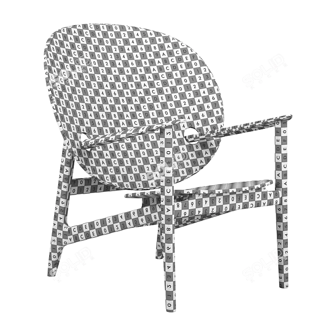 Modern Large Iklwa Chair 3D model image 6