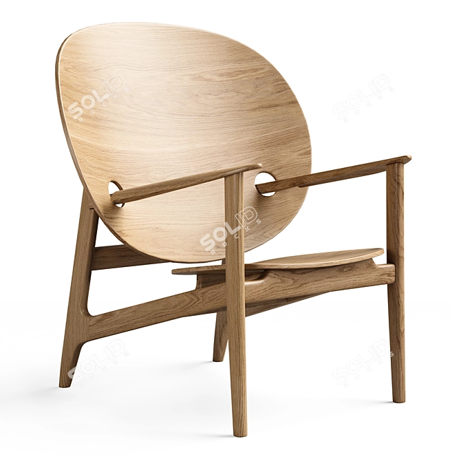 Modern Large Iklwa Chair 3D model image 8