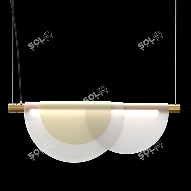 Elegant Pendant Light MIRIT 3D model image 2