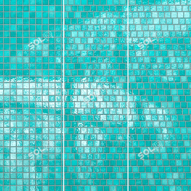 Brillante Ceramic Tiles Set 005 3D model image 9