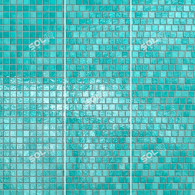 Brillante Ceramic Tiles Set 005 3D model image 14