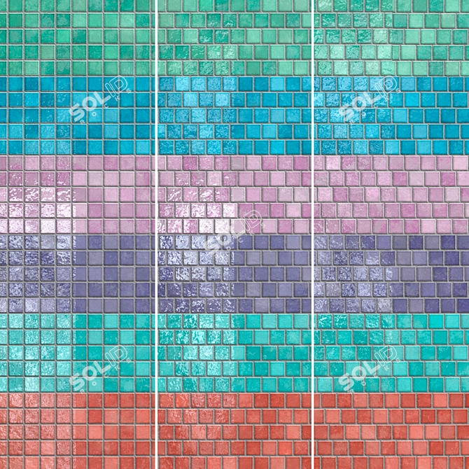 Brillante Ceramic Tiles Set 005 3D model image 17