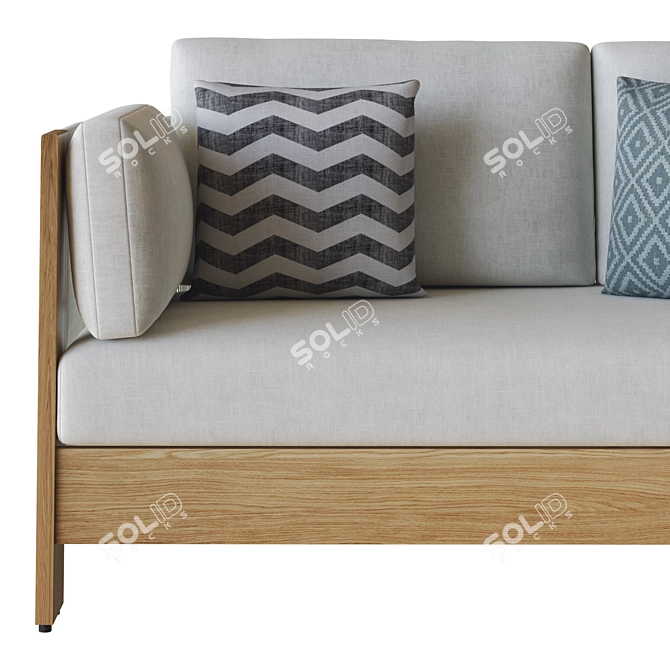 West Elm Porto Outdoor Sofa 3D model image 4