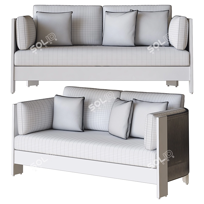 West Elm Porto Outdoor Sofa 3D model image 5