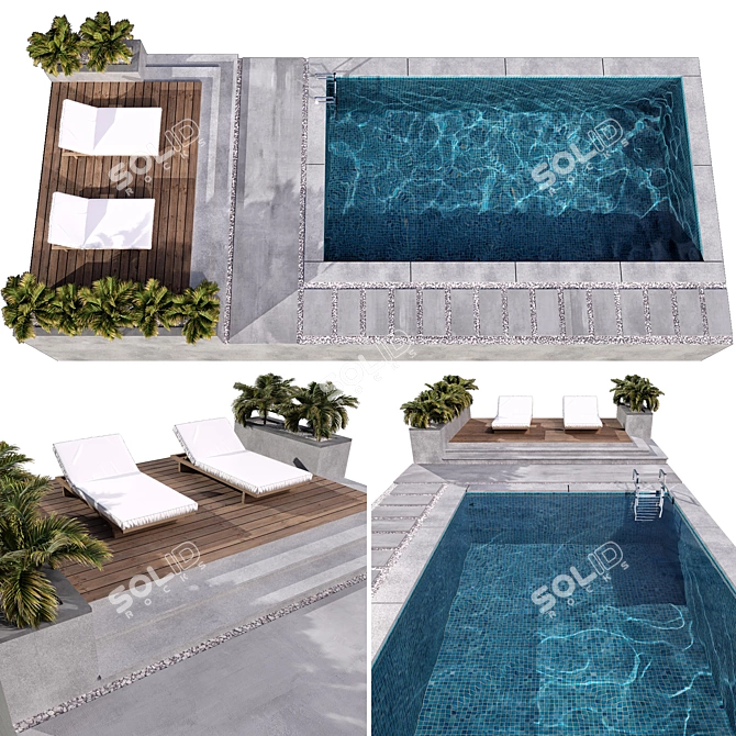 Caustics-Enabled Pool NO90 3D model image 3