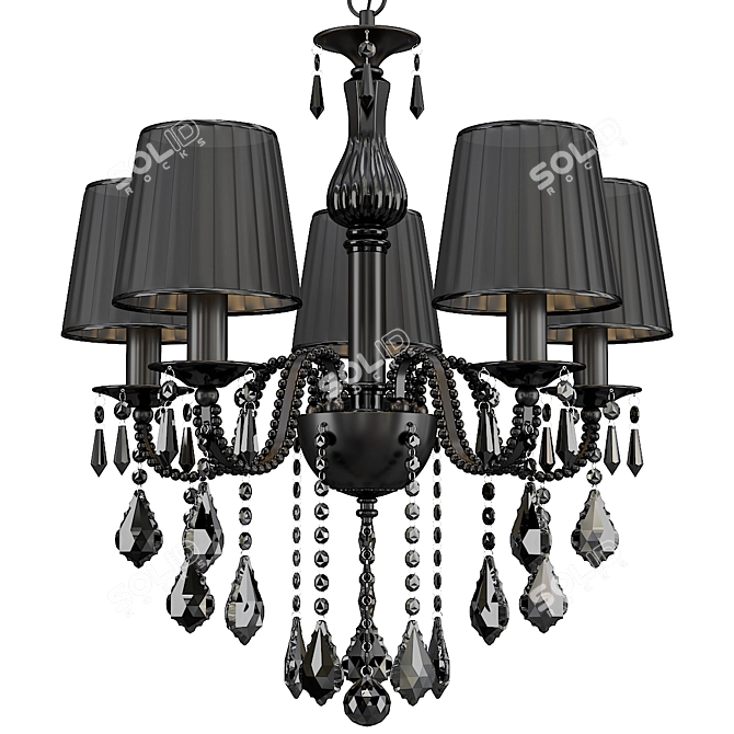  Elegant Arte Luce Palermo Chandelier 3D model image 3