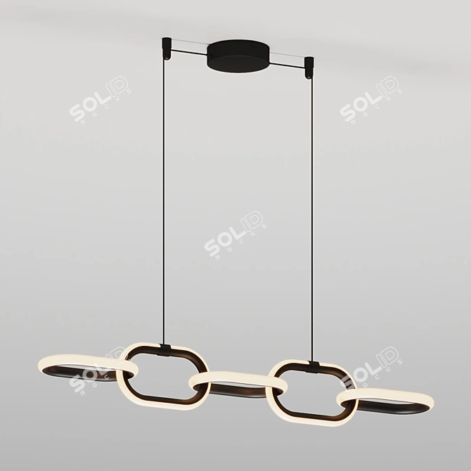 Airen LED Linear Suspension Light 3D model image 2