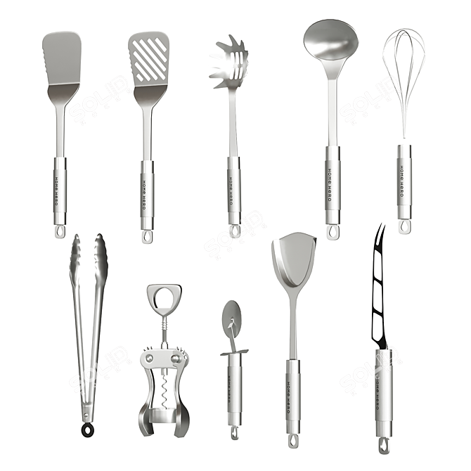 26-Piece Kitchen Accessory Set 3D model image 5