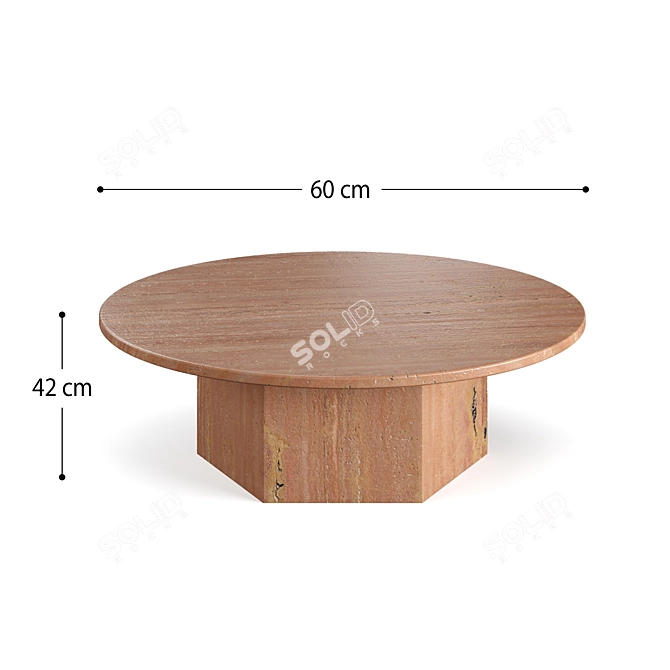 Epic Gubi Coffee Table: 3D Model 3D model image 5