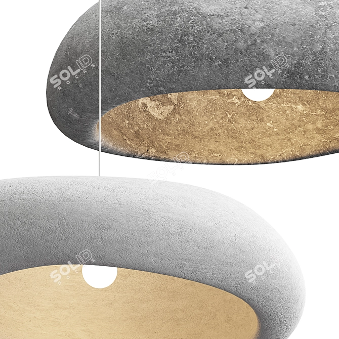 Sorano Wabi Sabi Pendant Lamp 3D model image 2