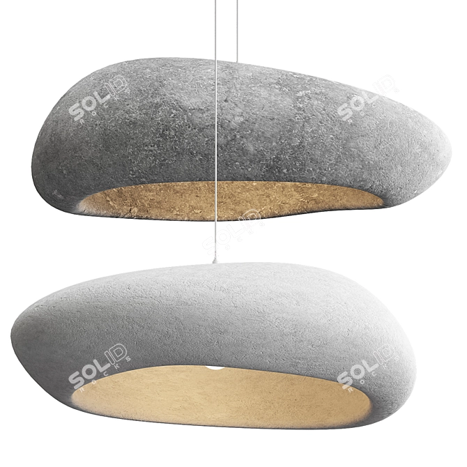 Sorano Wabi Sabi Pendant Lamp 3D model image 4