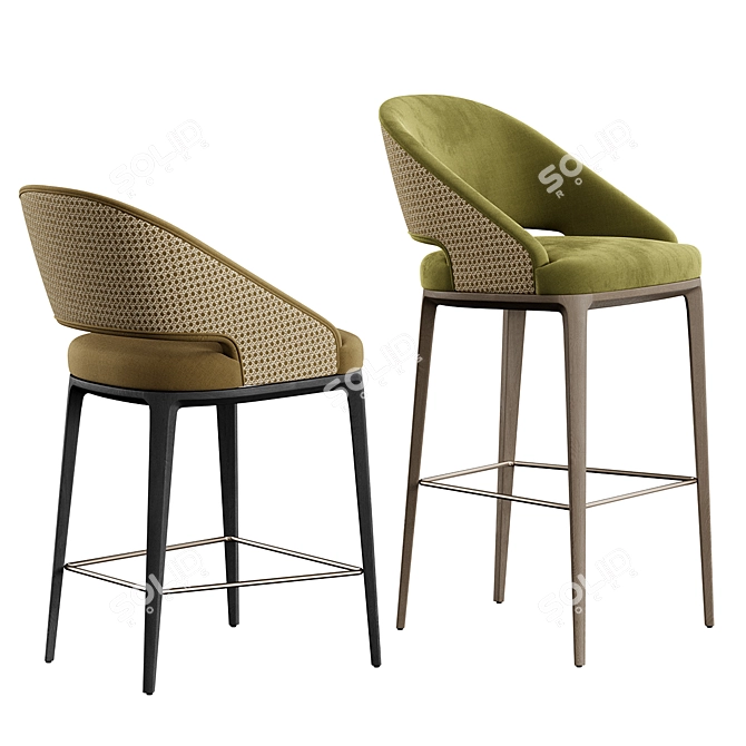 Modern Bar Stool Konyshev 3D model image 3