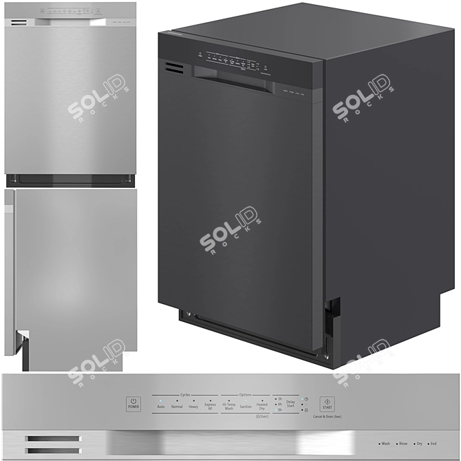 Samsung Smart Appliance Collection 3D model image 5