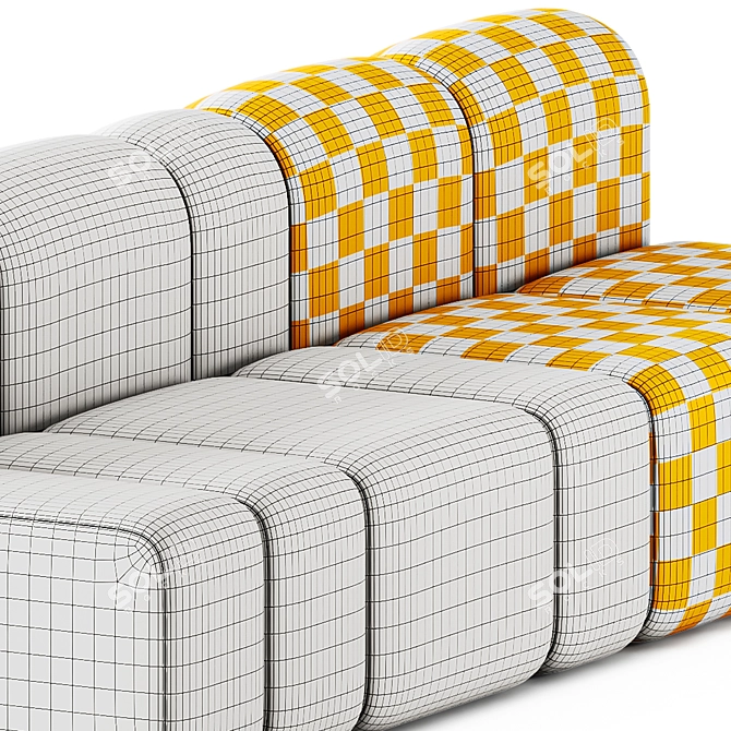 Modular Bob Collection: Versatile Seating 3D model image 6