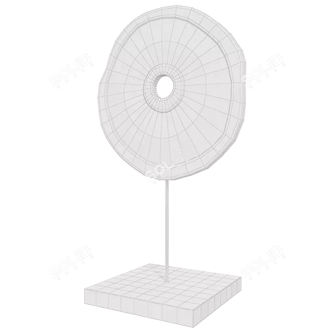 Sculpted Wheel Carving, 3-Piece Set 3D model image 2