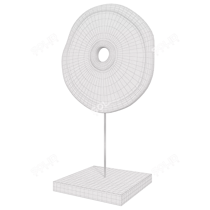 Sculpted Wheel Carving, 3-Piece Set 3D model image 3