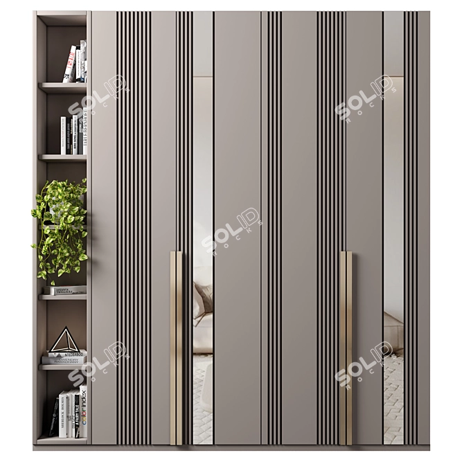 Modular Cabinet Kit 82 3D model image 1