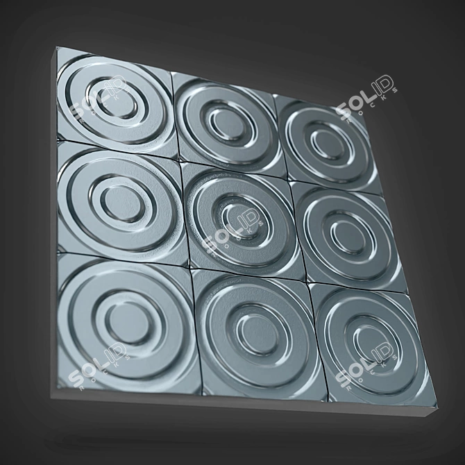 Sleek 4K Glass Material Pack 3D model image 3