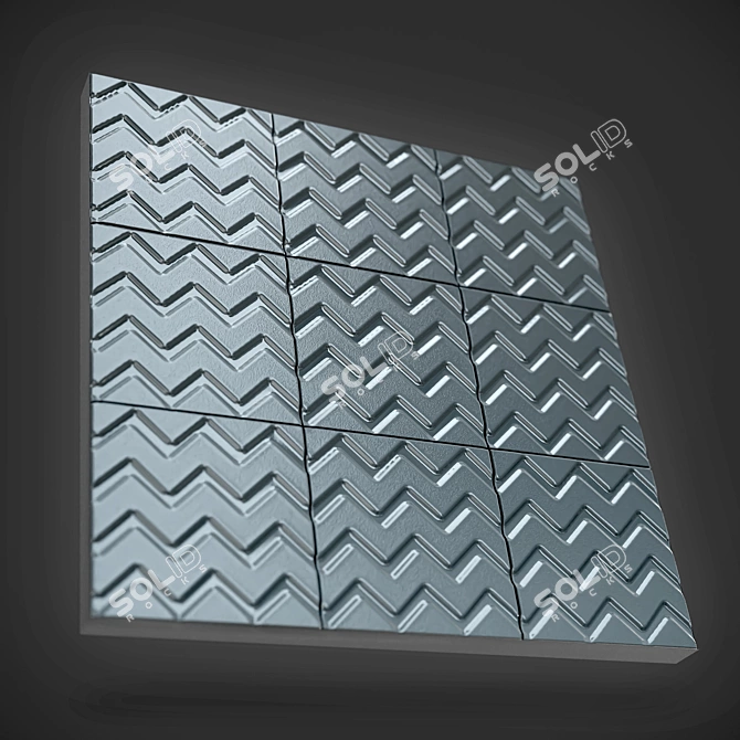 Sleek 4K Glass Material Pack 3D model image 4