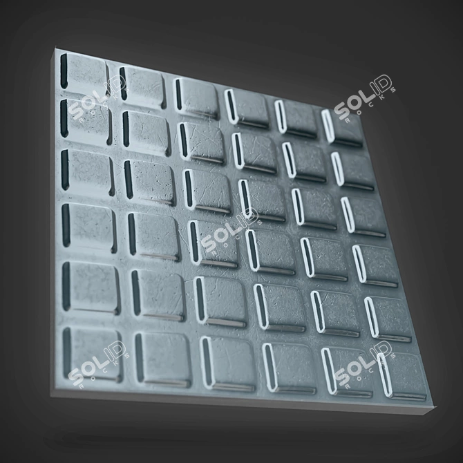 Sleek 4K Glass Material Pack 3D model image 5