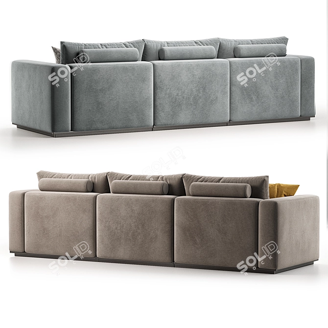 Handmade Modern Fortune Sofa by Stylish Club 3D model image 3