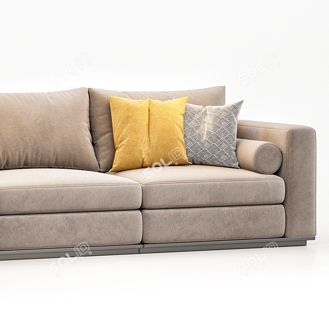 Handmade Modern Fortune Sofa by Stylish Club 3D model image 4