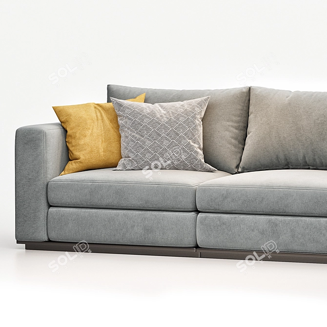 Handmade Modern Fortune Sofa by Stylish Club 3D model image 5