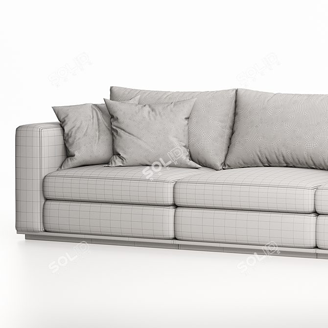 Handmade Modern Fortune Sofa by Stylish Club 3D model image 6