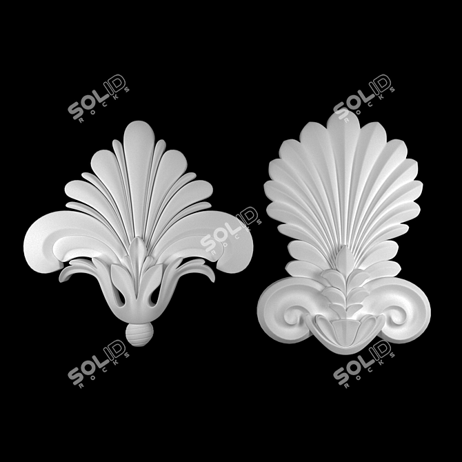 Luxury Ornament 3D Model Bundle 3D model image 2