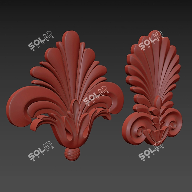 Luxury Ornament 3D Model Bundle 3D model image 6