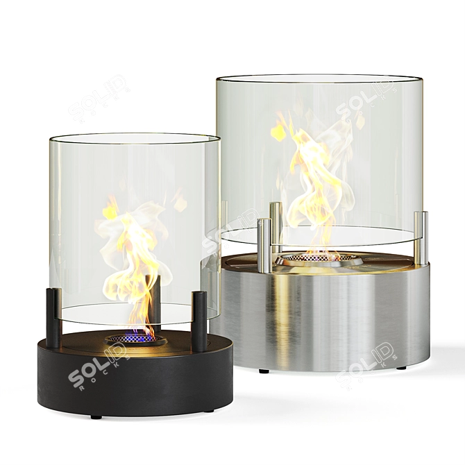 EcoSmart Fire T-Lite Modern Bioethanol Fireplaces 3D model image 7