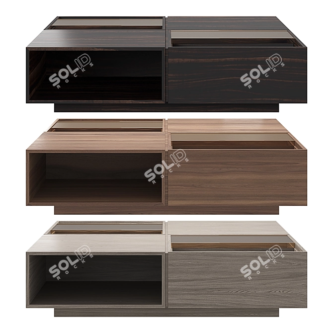 LASKASAS Chios Coffee Table Set 3D model image 2