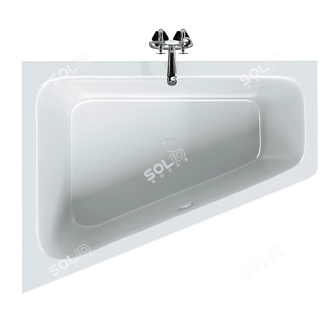 Villeroy & Boch Friends Corner Bath 3D model image 2