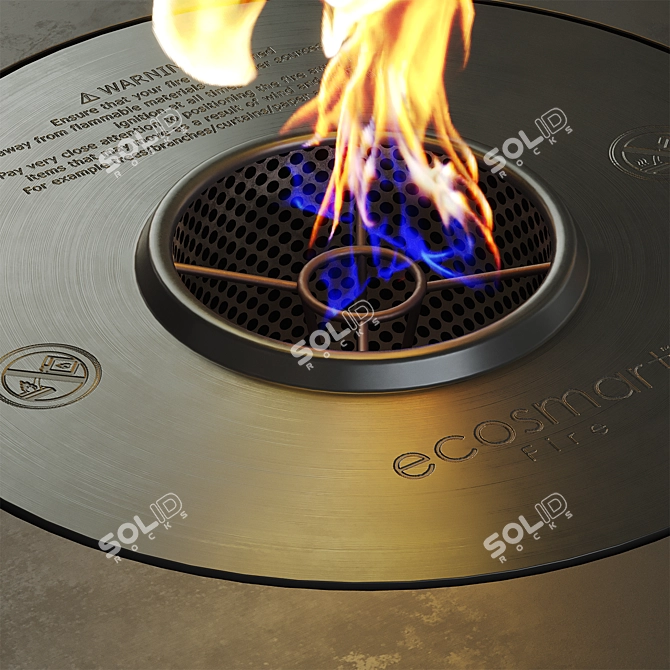 EcoSmart Fire ORBIT Bio Fireplace 3D model image 2