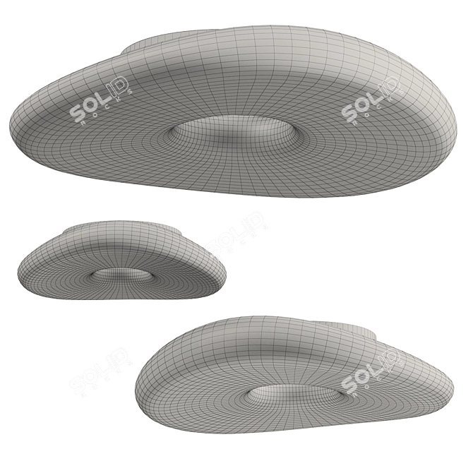 Stilnovo Mr Magoo Glass Ceiling 3D model image 2