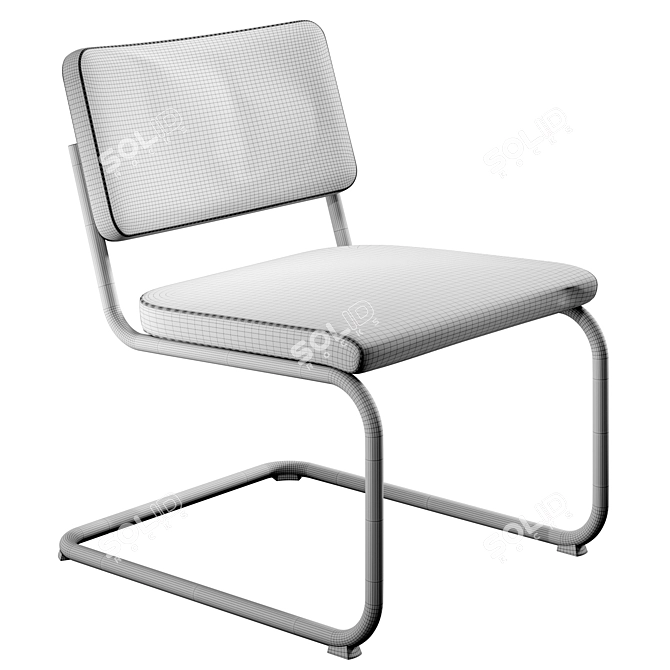 Thonet S32PVL 3D Model 3D model image 2