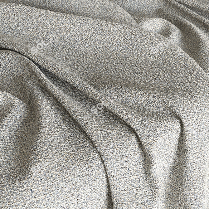 Seamless Fabric 17. 4k PBR 3D model image 3