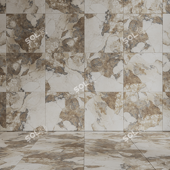 Luxury Ceramic Tile Collection 3D model image 2
