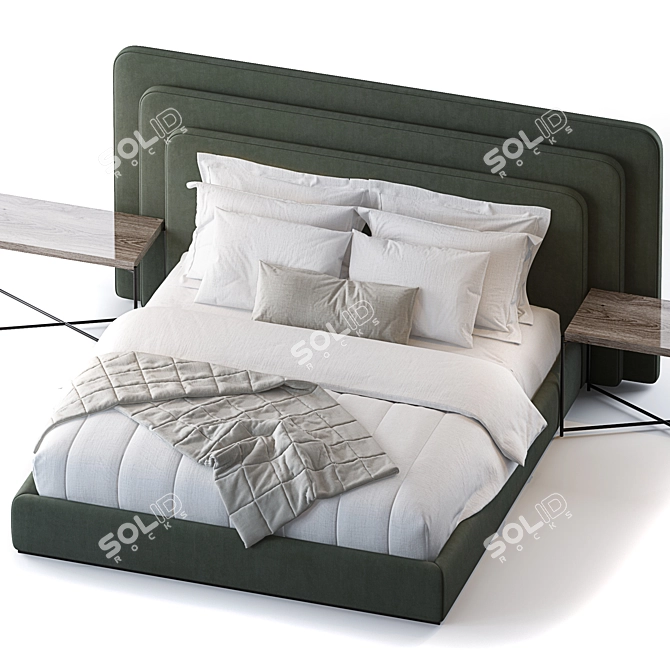 Regal Voyage Bed 3D model image 3